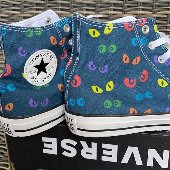 Converse Ctas Hi Spooky Eyes/White/Black MEN`S - Picture 16 of 16